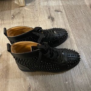 christian louboutin mens sneakers high top size 11